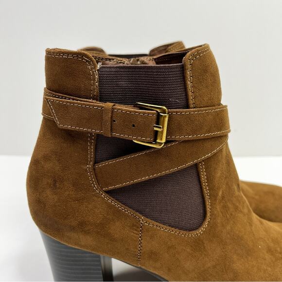Style & Co Laleen buckled dress boots brown - 11 - Picture 3 of 13